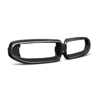 Cadre de calandre avant en fibre de carbone sèche Style de remplacement pour Bmw 2 Series G42 Sline Coupe 2022 + G42 Car Bumper Grill