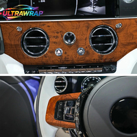 Nouveau film adhésif effet bois pour voiture, autocollants DIY résistants aux rayures et imperméables, films de modification, film vinyle grain de bois, accessoires auto