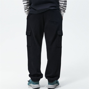 Pantalon cargo décontracté surdimensionné pour homme, personnalisé, 70% coton, 30% polyester, avec une taille élastique - Product Image 3
