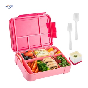 Bento Snack Box for Adults Kids Book Design Leak-Proof Lunch Box with 6 Compartments and Utensils