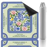 Tapis de jeu en boue de diatomée en gros, tapis de jeu de société personnalisé, absorbant, antidérapant, surface de jeu personnalisée, conception OEM