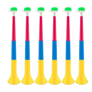 Corneta de Plástico Plegable, Bocina de Aire para Estadios, Artículos de Animación para Eventos Deportivos, Decoraciones para Fiestas de Fútbol - Product Image 1