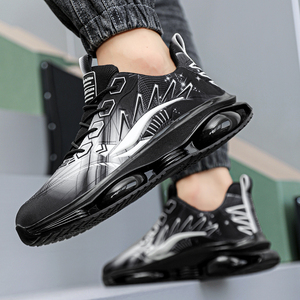 Zapatos Casuales Cómodos para Hombre con Cordones, Diseño Deportivo con Suela Resistente al Desgaste para Todas las Estaciones, Antideslizantes - Product Image 6