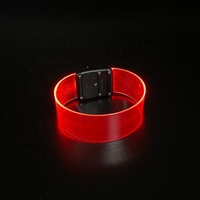 Bracelet LED magnétique en plastique personnalisé, durable, BEST-SELLER, tendance, pour mariage, anniversaire, rentrée scolaire, concerts, fêtes