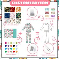 Individuell Farbgestaltbare Pyjamas DIY Handbemalte Schlafanzüge für Jungen und Mädchen Lustiges Zweiteiliges Pyjama-Set zum Ausmalen für Kinder