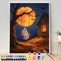 Cadeaux personnalisés, kits d'art à peindre par numéros, peinture à l'huile non personnalisée pour adultes, enfants, débutants, décoration de la maison