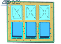 Moule personnalisé en aluminium pour boîte à poisson EPS, fabrication OEM, vente en gros, moule d'emballage pour fruits de mer en mousse CNC de qualité alimentaire