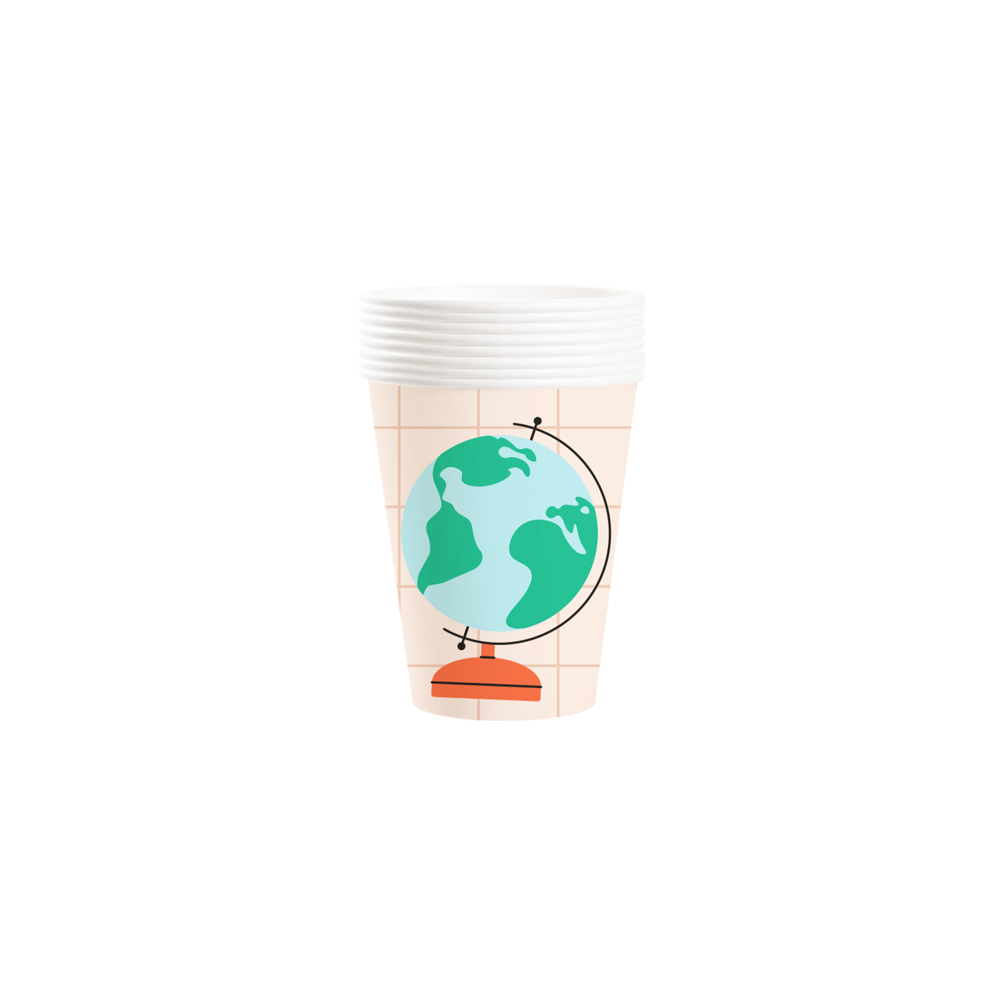 Vaso de papel de 9 oz * 8 unidades