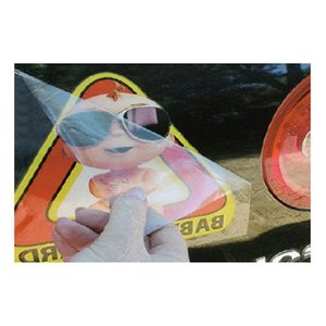Bambino a forma di triangolo 17,5x17cm in auto adesivo in vinile per auto e sicurezza