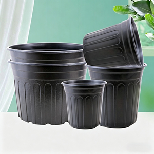 Prix d'usine – Pots de culture en plastique noir durables de 1,2 gallon pour serre, plantes, fleurs et semis - Product Image 3