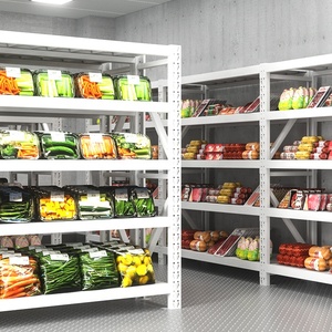Metal 4 Tier Shelves Storage Racks 200KG Boltless <strong>Racking</strong> Shelf for Industry Warehouse Garage - Product Image 5