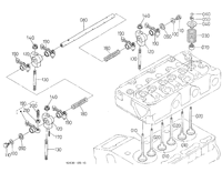 Kit de soupapes de moteur en acier résistant à la chaleur 14601-13110 14601-13120, admission et échappement, pour moteur D722 D782 Z482, pièces d'excavateur