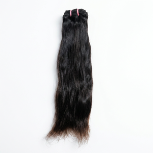 ผมต่อแบบตรงธรรมชาติ Genius Indian Remy Kinky Straight Silky Straight Natural Wave  แบบ Double Drawn ผมแท้ - Product Image 2