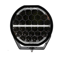 Emark 9 pouces, phares LED haute puissance 15W 12V, double couleur ambre blanc, DRL, éclairage de travail, phare de conduite, tracteur, camion, SUV