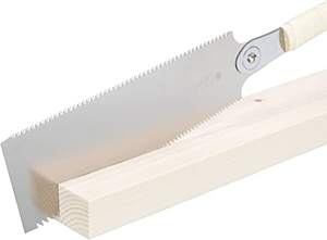 Scie à main japonaise à double tranchant de qualité supérieure, en acier à haute teneur en carbone, pour le travail du bois, scie japonaise <span class=keywords><strong>Ryoba</strong></span> - Product Image 5