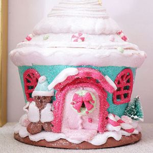 Lumières de Noël en PVC Lumineuses : Château, Maison, Pain et Pièces de Vitrine pour Décorations de Fêtes - Product Image 2