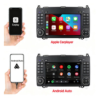 Autoradio Android 7 pouces pour Mercedes-Benz B200 2012-2015 Lecteur multimédia CarPlay sans fil WiFi intégré GPS IPS Tableau de bord