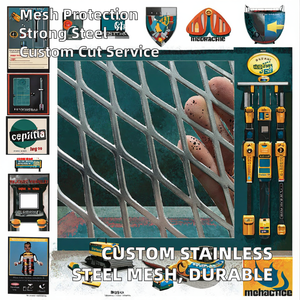 Malla Expandida de Acero Inoxidable Perforada Personalizada, Apertura de 6mm, Diámetro de 1mm, Servicio de Corte, Orificios Duraderos Resistentes - Product Image 2