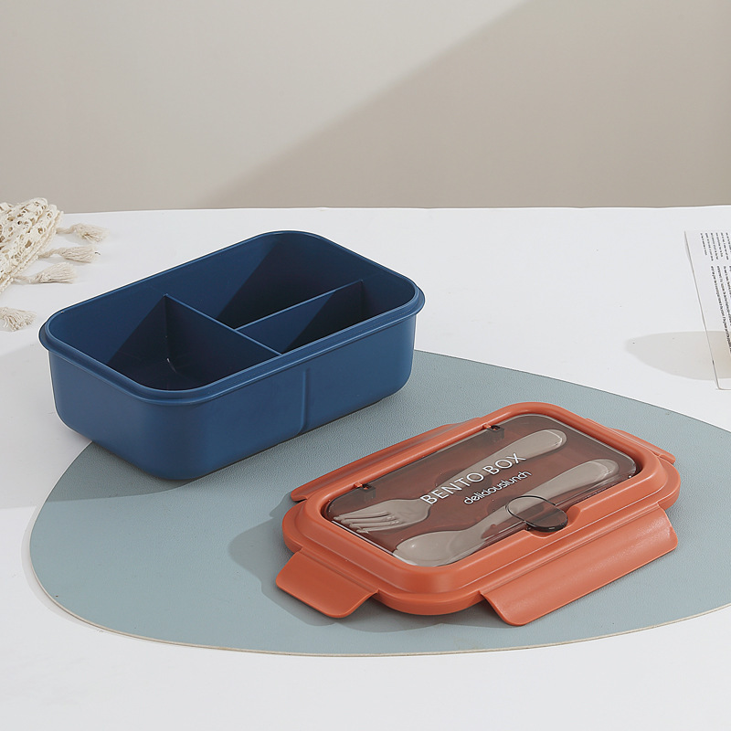 PP three compartments-blue orange