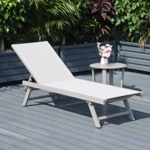 <span class=keywords><strong>Chaise</strong></span> <span class=keywords><strong>longue</strong></span> de luxe en <span class=keywords><strong>aluminium</strong></span>, portable et pliable, pour hôtel, terrasse extérieure, plage, <span class=keywords><strong>piscine</strong></span>, villa, parc, design moderne - Product Image 1