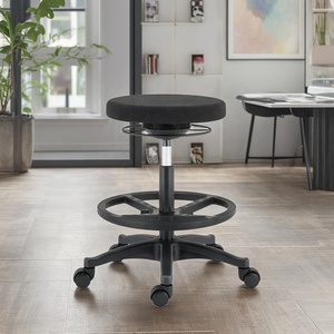 Silla de oficina ergonómica de metal de diseño moderno, taburete ajustable en altura con ruedas superiores inclinables para <span class=keywords><strong>laboratorio</strong></span> escolar, muebles de hospital - Product Image 2