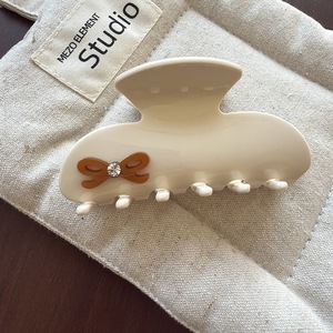 BELLE WORLD Pince à Cheveux en Acétate Faite à la Main avec Nœud et Cœur, Marron <span class=keywords><strong>Cacao</strong></span> Doux, Taille Moyenne, Accessoires pour Cheveux pour Femmes et Filles - Product Image 6