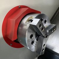 Tour CNC à banc incliné TCK36A, commande GSK980TC3, tourelle hydraulique à 8 postes, mandrin hydraulique de 6 pouces, petit tour CNC