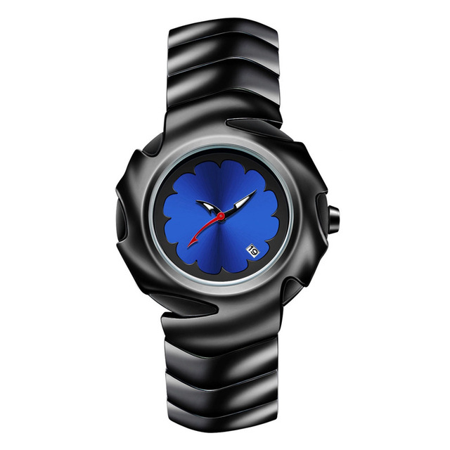 New style Metal Men's Watch, Unique Design, INS-style Trendy Wristwatch
