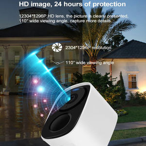 Cámara DE SEGURIDAD Ip AI Cctv para Domo doméstico IP POE Audio visión nocturna al aire libre da Hua 2MP 3MP 5MP 8MP 4K camares - Product Image 4