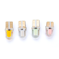 T10 194 168 w5w LED-Lampe weiß Silikon Innen Auto Kennzeichen Kennzeichen Licht Cob 4smd LED T10