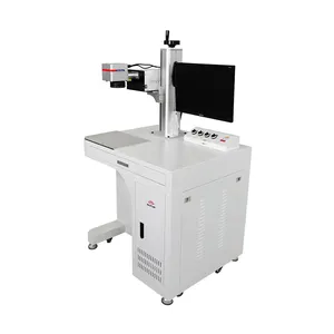 CNC mesin tanda Laser Desktop UV 8w, mesin ukiran Laser UV