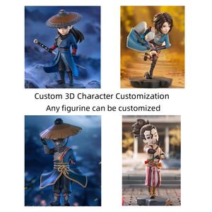 Figuras de acción de artes marciales de fantasía estilo chino Q-Version 'Hero's Journey' PVC nueva condición juguetes espada arte en línea para regalos - Product Image 2
