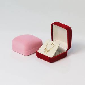 Boîtes à bijoux en papier carrées multifonctionnelles haut de gamme personnalisées en gros clous d'oreille Badges colliers stockage de médailles flocage haut de gamme - Product Image 5