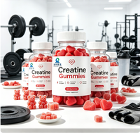 Gummies de créatine multi-nutriments RH saveur fruits mélangés – Soutient l'énergie quotidienne à la salle de sport – Supplément sportif pour adultes – Certifié HACCP/GMP – Vente en gros