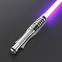 Pedang Laser Nexussabers Star Wars Jedi Revan Heavy Dueling dengan Kontrol Gerak, Perubahan Warna Tak Terbatas, untuk Perlengkapan Film