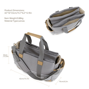 Tas popok jinjing tas bersalin untuk rumah sakit tas bayi tahan air kapasitas besar untuk ibu perjalanan - Product Image 4