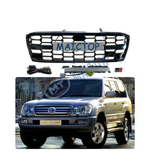 Maictop Accessoires de voiture Facelift Grille de pare-chocs avant noire pour Land Cruiser Lc 100 Series Lc100 Fj100 Gr Style 1998-2007 - Product Image 2