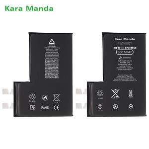 Kara Manda marque personnalisée 3687mAh cellule de batterie de téléphone portable pour iPhone <span class=keywords><strong>12</strong></span> Pro Max iPhone batterie cellule puce sans Flex - Product Image 1