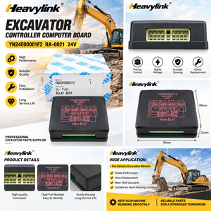 Placa de Control para Excavadora Heavylink YN24E00001F2 RA-0021, Conjunto de Relés de 24V - Product Image 1