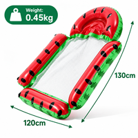 Tapis flottant commercial pour fruits, coussin flottant pour l'eau, tapis gonflable pour piscine