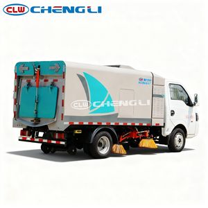 รถกวาดถนนไฟฟ้า Dongfeng Huashen รุ่น Clw 4x2 พลังงานใหม่ สำหรับกวาดถนนในเมือง สวนสาธารณะ และพื้นที่ชุมชน - Product Image 2