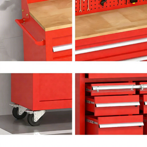 กล่องเครื่องมือเคลื่อนที่ CYD Green Tool Chest พร้อมล้อเลื่อน ลิ้นชักเก็บของสำหรับโรงรถ งานหนัก ซ่อมรถยนต์ รถเข็นเก็บของเคลื่อนที่ รุ่น CAYID-H-1 - Product Image 4