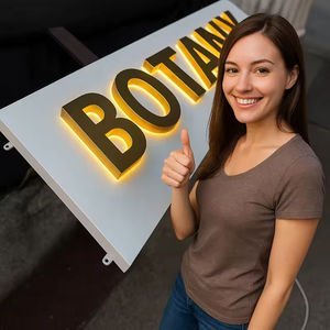 Letreros LED 3D Personalizados para Decoración de Escritorios de Negocios, Tiendas y Señalización de Iluminación para Empresas - Product Image 3