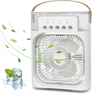 Ar condicionado portátil refrigerador de água mini ventilador de mesa refrigerador de plástico ar condicionado portátil