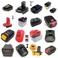 Adaptateur de batterie Li-ion convertir pour outil électrique de marque batteries 18V-20V en différentes batteries d'outil de perceuse sans fil convertir