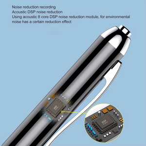 Stylo enregistreur vocal intelligent professionnel HD avec réduction de bruit, lecteur MP3 et traduction en temps réel pour réunions d'affaires et conférences - Product Image 5