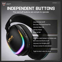 Casque audio très vendu ONIKUMA GT805 sans fil Bluetooth haute fidélité pour jeux, avec approbation CE FCC ROHS