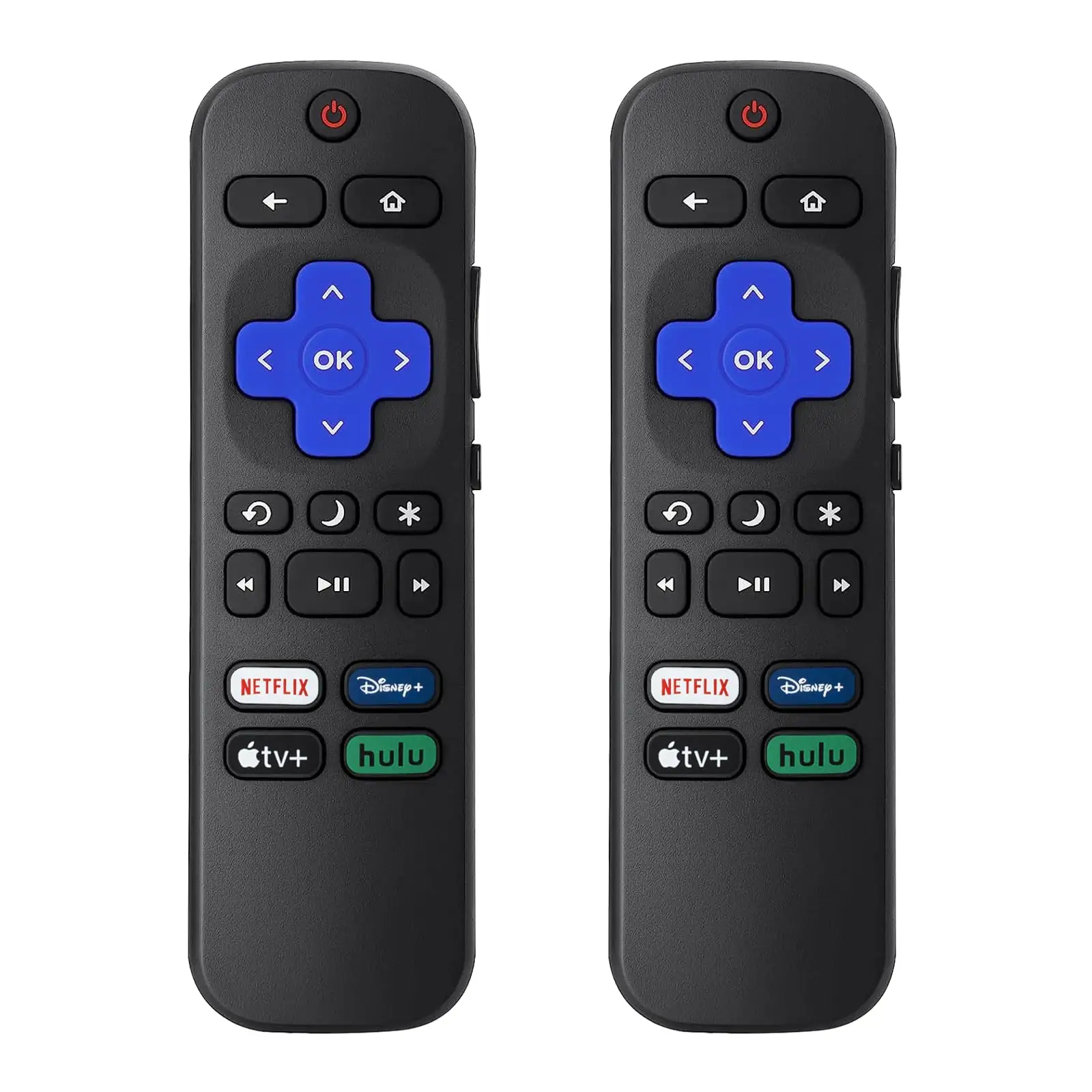 Remote Control pengganti hanya untuk kotak Roku yang kompatibel untuk Roku 1/2/3/4 (HD LT XS XD) untuk Roku Premiere