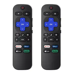 Remote Control pengganti hanya untuk kotak Roku yang kompatibel untuk Roku 1/2/3/4 (HD LT XS XD) untuk Roku Premiere