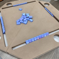Jeu de tuiles de mahjong flottantes en EVA de luxe moderne, personnalisé en usine, qualité professionnelle, étanche, pour jeux de piscine estivaux